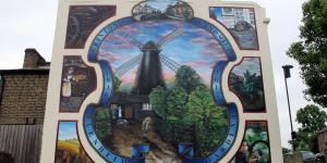Brixton windmill mural is finally unveiled!