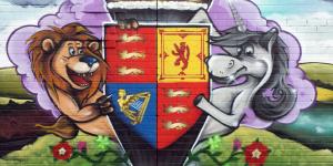 Mural at King Georges Field, Croydon